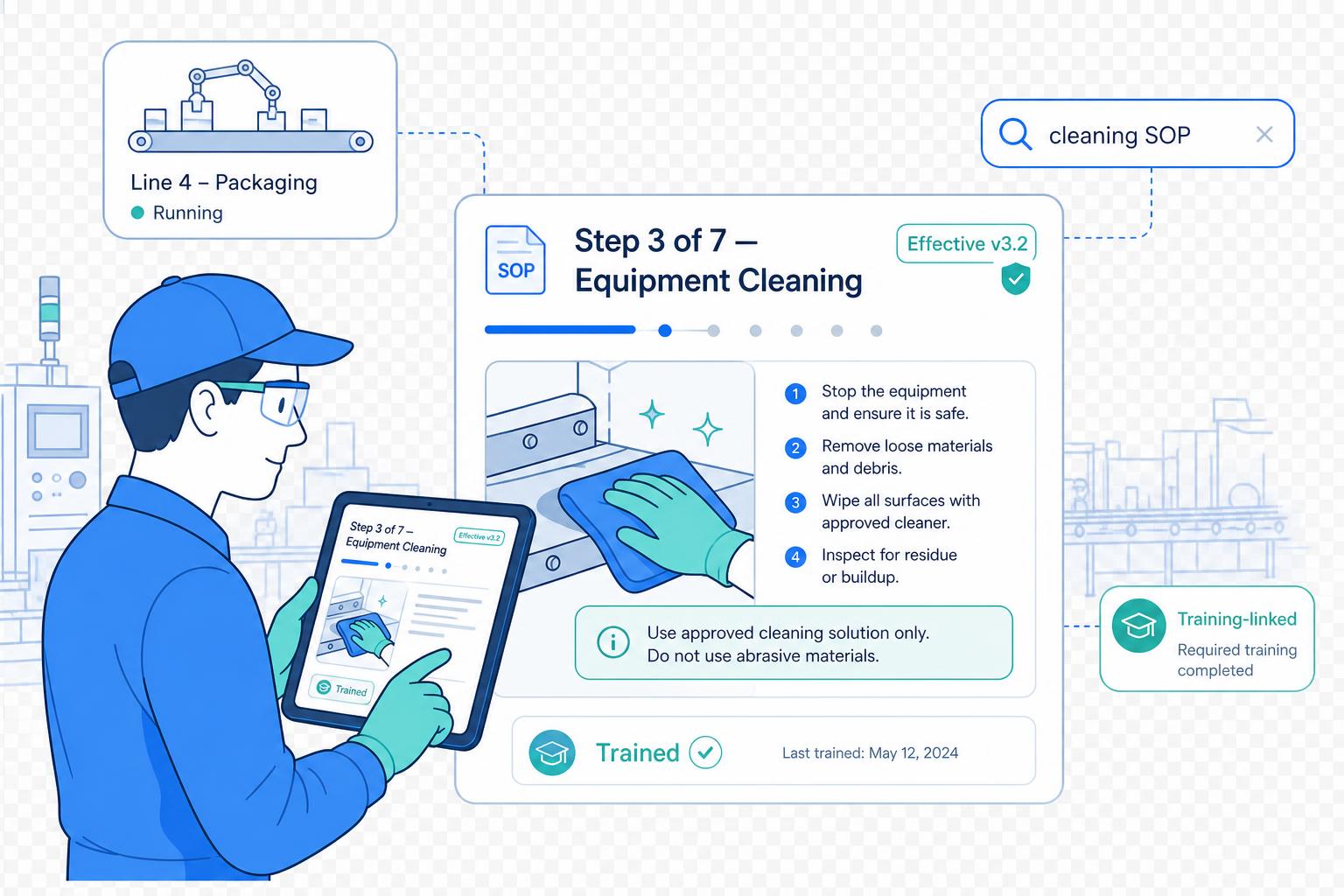 Manufacturing dashboard